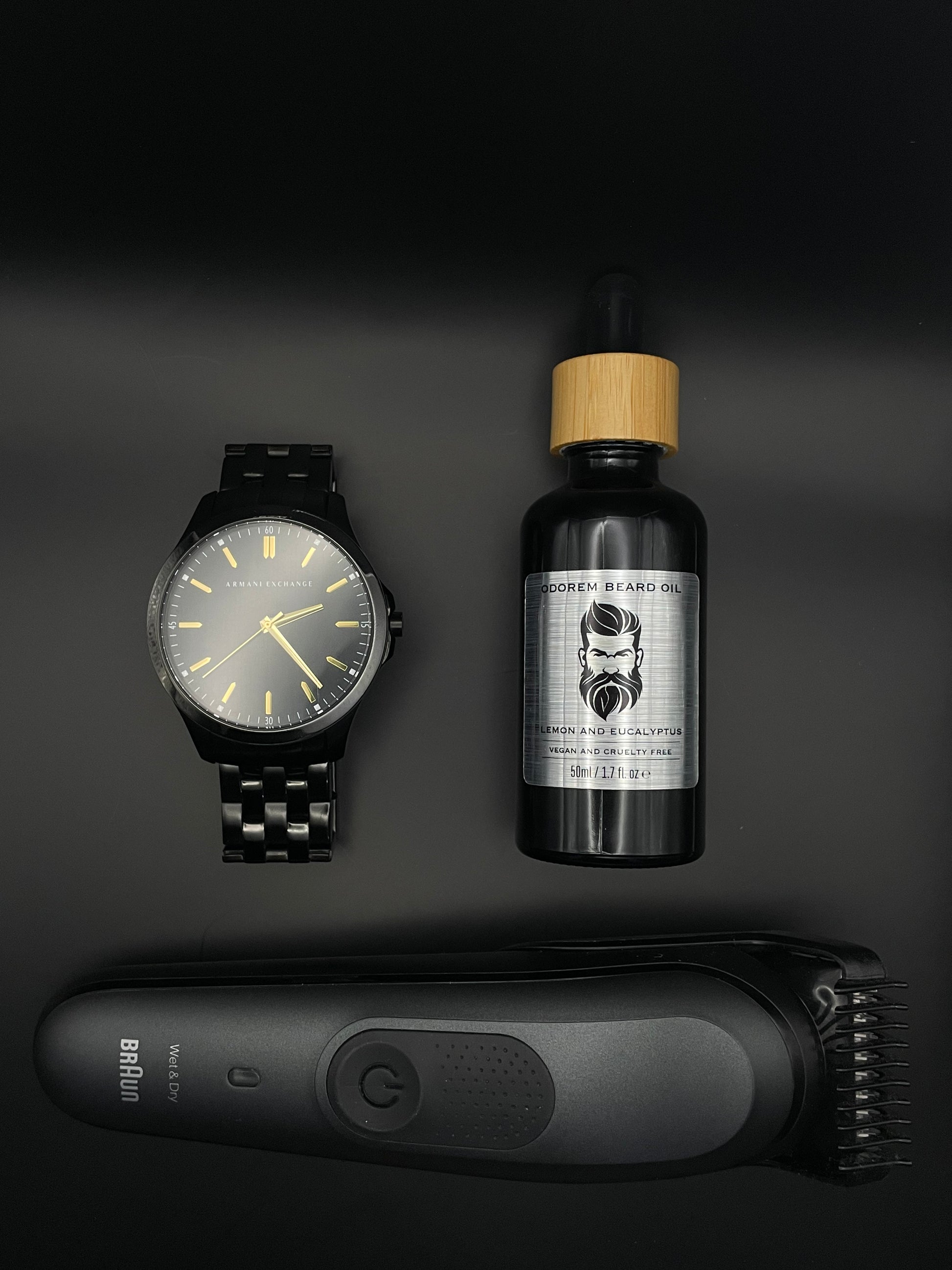 premium beard oil for men w accessories